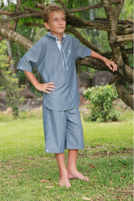 Pyjama Garçon Clotaire Chambray