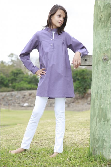 Pyjama Fille Sybille Prune