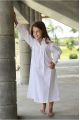 Chemise de Nuit Fille Bernadette blanc