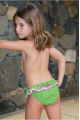 Maillot Culotte Fille Luciole Vert Grenouille