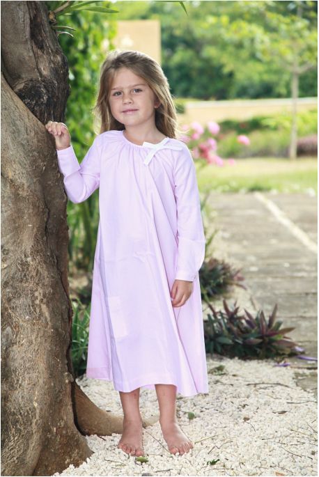 Chemise de Nuit Fille Léontine Ray Rose