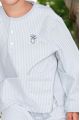 Pyjama Garcon Grégoire rayé gris