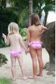 Maillot de bain Fille Luciole dobby rose