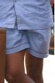 Pyjashort Homme Jules bleu ciel
