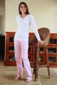 Pyjama Fille Victoire vichy rose