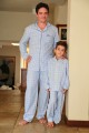 Pyjama Homme Charles carreaux ciel