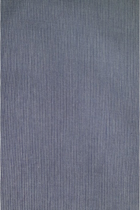 Tissu Voile Micro Rayures Bleu