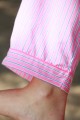 Roze gestreepte Pyjama voor dames
