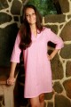 Pink Stripe Ladies’ Nightshirt