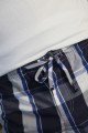 Blue Check Pyjama for Men