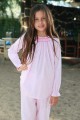 Pink Girls’ Pyjamas with Smocks