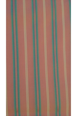 TISSU POPELINE LOURDE RAYURE ROSE