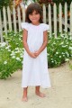 Girl’s white Nightshirt Aglae