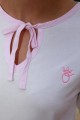 Pyjama Femme Victorine2 rayure rose