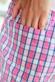 Girls’ pink checks Pyjama  Venance