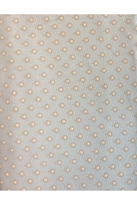 TISSU POPELINE BLEU IMPRIME ROND