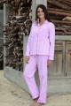 Ladies’ Pink striped Pyjamas Gloria