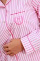 Ladies’ Pink striped Pyjamas Gloria