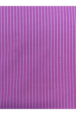 VOILE RAYURE TENNIS ROSE