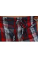 Navy Red check short pyjama for boys