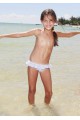 Maillot de bain pour Fille Coquillage Imprimé fleurs Ciel