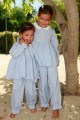 Pyjama Long pour Fille Ombeline Vichy Ciel