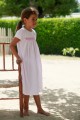 Chemise de Nuit Fille Olympe Imprimé pois rose