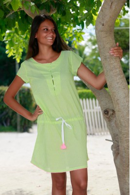 Chemise de Nuit Femme Suzanne Voile vert