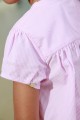 Chemise de Nuit à Rayure Rose pour Filles Jacinthe