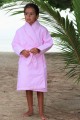 Robe de Chambre Rayure Rose pour Fille Etoile