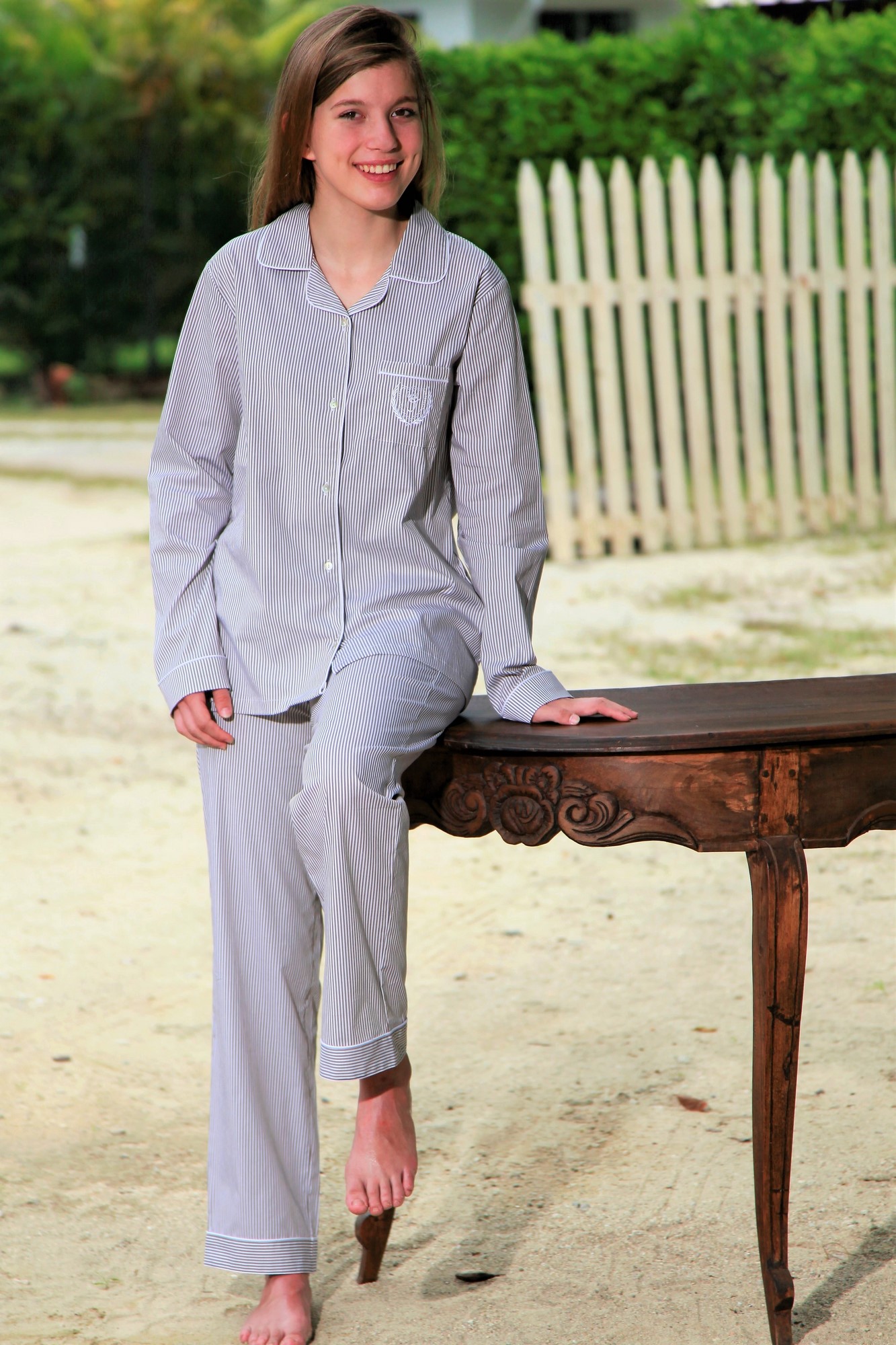 Pyjama femme classique long GLORIA - L'orangerie