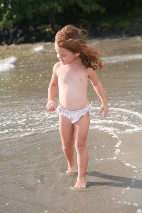 Culotte de maillot de bain étoiles petite fille