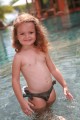 Maillot de bain Fille Culotte Coccinelle Vert Mousse