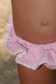 Maillot de bain Fille Culotte Libellule Vichy Rose
