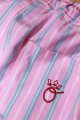 Maillot Boxer Garçon Poisson Rose Rayé Bleu